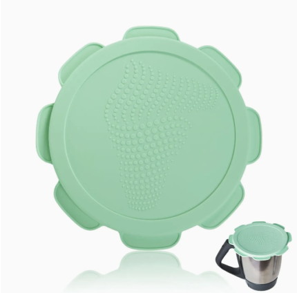 Mixcover Silicone Lid Waterproof & Odourproof Compatible with Thermomix TM5 TM6 Friend Green