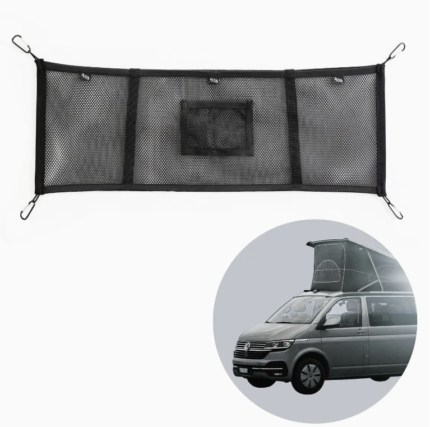 040Parts Luggage Net Combination Storage Net For Pop-Up Roof and Interior Compatible with Vw T5 T6 Bulli California Beach Caravelle